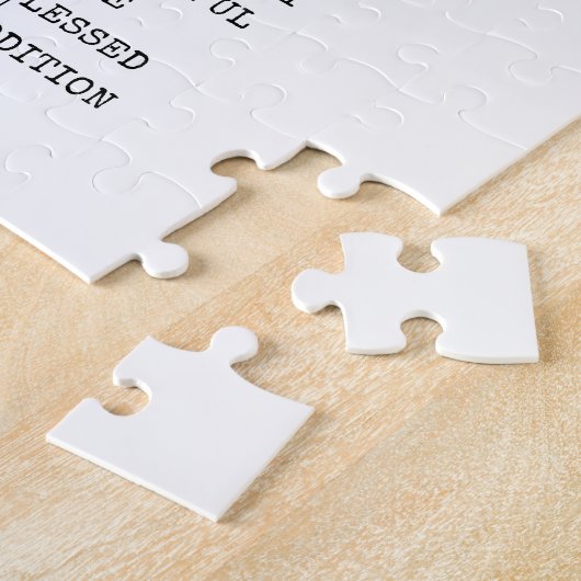 We hebben een Baby - Complete en onthullen puzzel Legpuzzel (Zijkant)