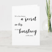 We hebben een Baby-Kaart Kaart (Voorkant)