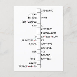 We hebben een Baby - leuke zwangerschapsaankondigi Briefkaart
