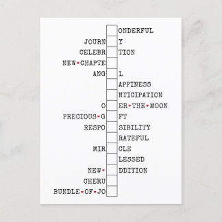 We hebben een Baby - leuke zwangerschapsaankondigi Briefkaart