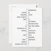 We hebben een Baby - leuke zwangerschapsaankondigi Briefkaart (Voorkant / Achterkant)