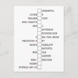 We hebben een Baby - leuke zwangerschapsaankondigi Briefkaart