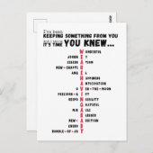 We hebben een Baby - Unique Baby Reveal Briefkaart (Voorkant / Achterkant)