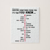 We hebben een Baby - Unique Baby Reveal Legpuzzel (Verticaal)