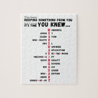 We hebben een Baby - Unique Baby Reveal Legpuzzel