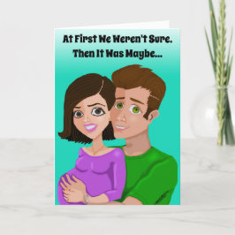 We hebben een Baby-Wenskaart Bedankkaart