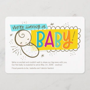 We hebben een Baby, Zwangerschap Aankondiging