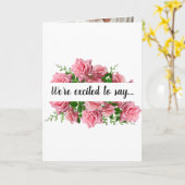 We hebben een Baby Zwangerschapskaart Kaart (Gele Bloem)