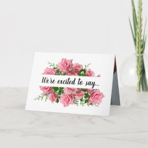 We hebben een Baby Zwangerschapskaart Kaart