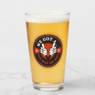 WE HEBBEN EEN BEER! GLAS