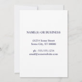 we hebben een bericht geplaatst aankondiging (Achterkant)