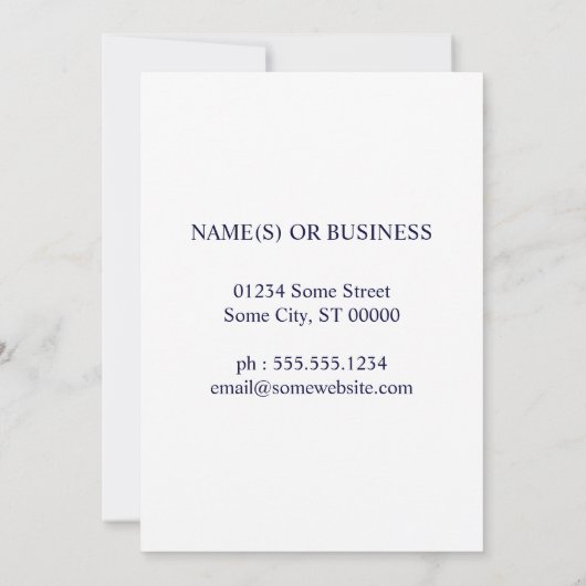 we hebben een bericht geplaatst aankondiging (Achterkant)