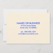 we hebben een bericht geplaatst aankondiging (Achterkant)