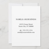 we hebben een bericht geplaatst aankondiging (Achterkant)