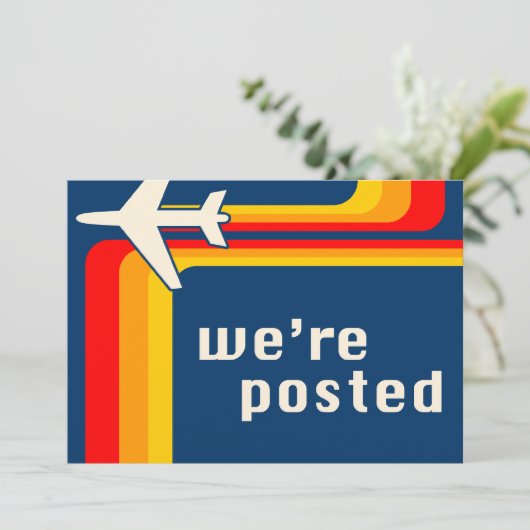 we hebben een bericht geplaatst aankondiging (Staand voorkant)