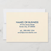 we hebben een bericht geplaatst aankondiging (Achterkant)