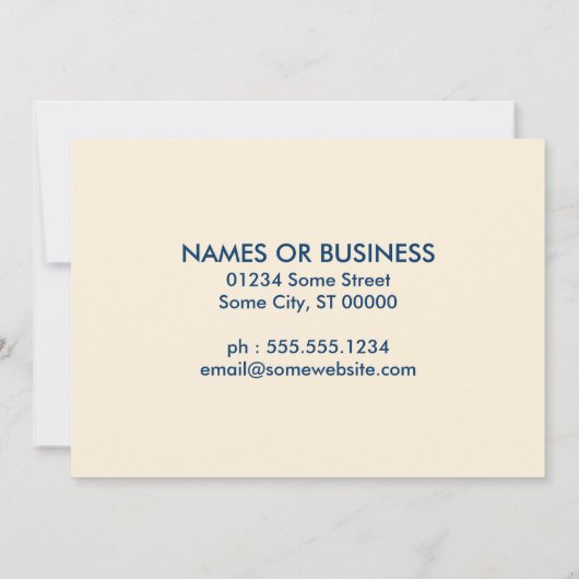 we hebben een bericht geplaatst aankondiging (Achterkant)