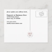 we hebben een bericht geplaatst : mod home aankondigingskaart (Achterkant)