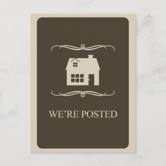 we hebben een bericht geplaatst : mod home aankondigingskaart (Voorkant)