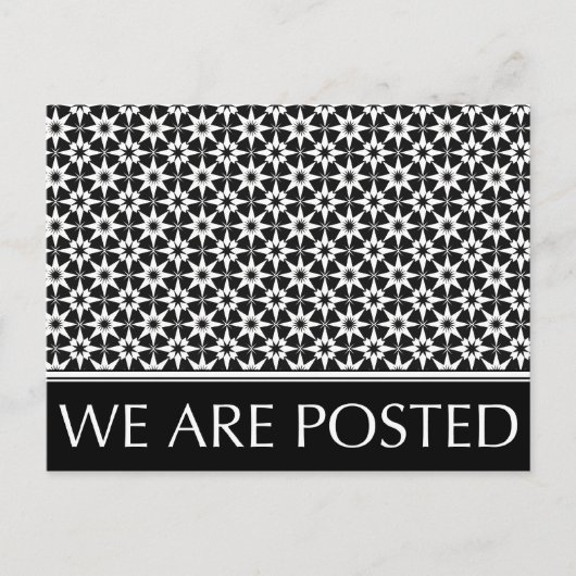 we hebben een bericht geplaatst :  patroon aankondigingskaart (Voorkant)