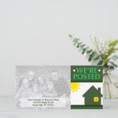 we hebben een bericht geplaatst : pop home aankondiging (Staand voorkant)