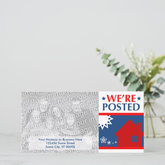 we hebben een bericht geplaatst : pop home aankondiging (Staand voorkant)