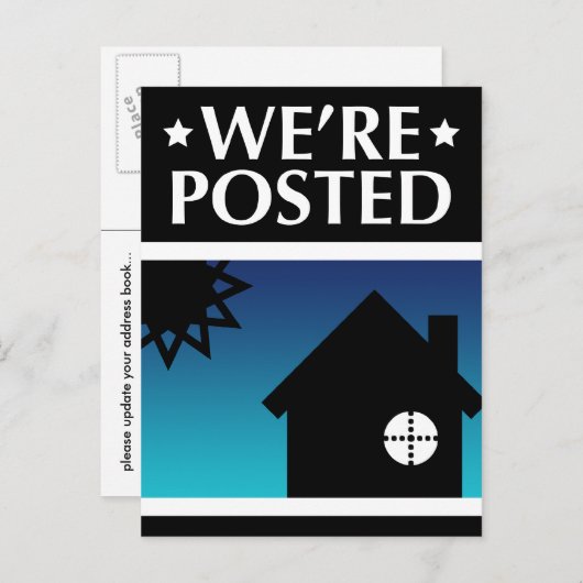 we hebben een bericht geplaatst : pop home aankondigingskaart (Voorkant / Achterkant)