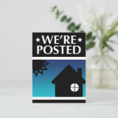 we hebben een bericht geplaatst : pop home aankondigingskaart (Staand voorkant)