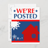 we hebben een bericht geplaatst : pop home aankondigingskaart (Voorkant / Achterkant)