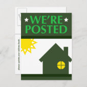 we hebben een bericht geplaatst : pop home aankondigingskaart (Voorkant / Achterkant)