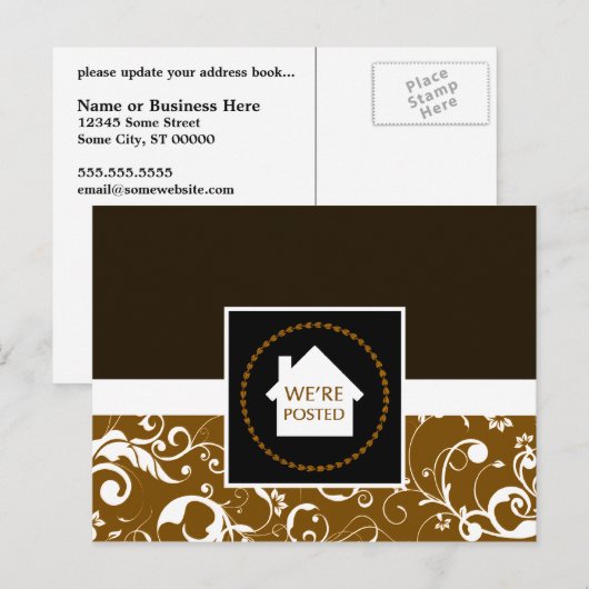 we hebben een bericht geplaatst : professionele de aankondigingskaart (Voorkant / Achterkant)