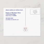 we hebben een bericht geplaatst : retro stripes aankondigingskaart (Achterkant)