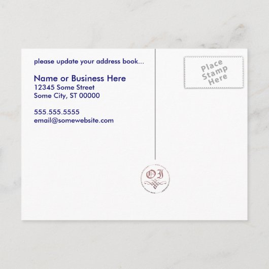 we hebben een bericht geplaatst : retro stripes aankondigingskaart (Achterkant)