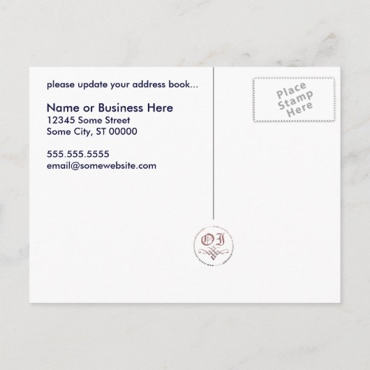 we hebben een bericht geplaatst : retro stripes aankondigingskaart (Achterkant)