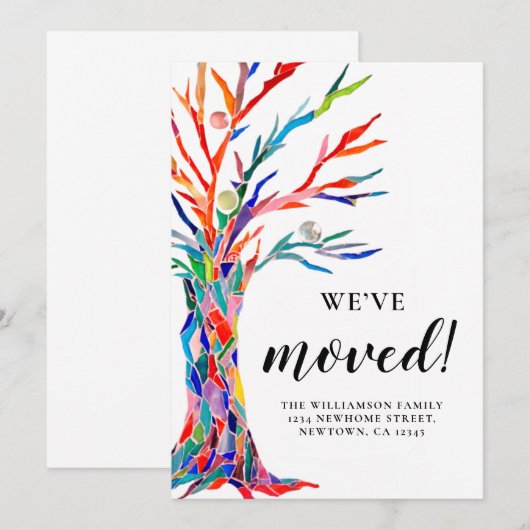 We hebben een bewegende aankondiging (Voorkant / Achterkant)