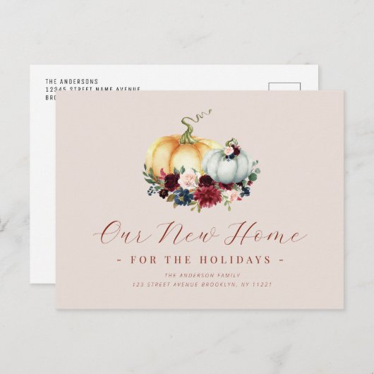 We hebben een bewegende Thanksgiving aankondiging Briefkaart (Voorkant / Achterkant)