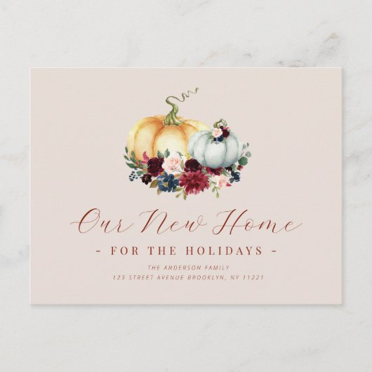 We hebben een bewegende Thanksgiving aankondiging Briefkaart (Voorkant)