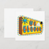 We hebben een bordje ontwikkeld aankondiging (Voorkant / Achterkant)