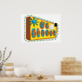 We hebben een bordje ontwikkeld poster (Keuken)