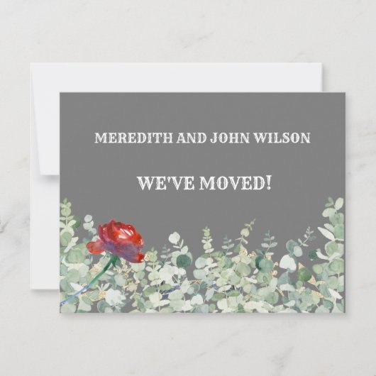 We hebben een budget voor Eucalyptus Green Elegant Aankondiging (Voorkant)