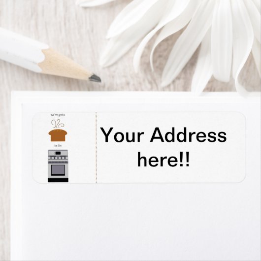 We hebben een... Bun in the over!! Etiket (Insitu)