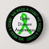 We hebben een Button nodig om de ziekte van Lyme t (Voorkant)