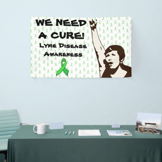 We hebben een crèmegebanner nodig voor de ziekte v spandoek (Beurs)