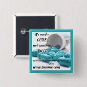 We hebben een CURE nodig, geen andere pil knop. Vierkante Button 5,1 Cm (Voorkant /achterkant)
