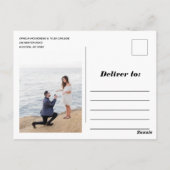 We hebben een datum vet typografie foto opslaan va briefkaart (Achterkant)