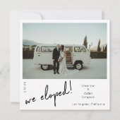 We hebben een directe aankondiging van de foto gep (Voorkant)