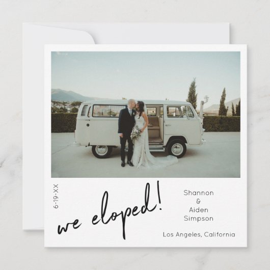 We hebben een directe aankondiging van de foto gep (Voorkant)