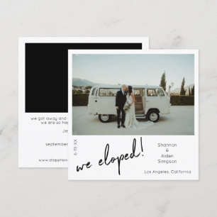 We hebben een directe aankondiging van de foto gep