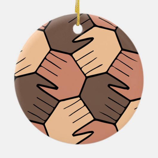 We hebben een droom. (geen tekst) keramisch ornament (Achterkant)