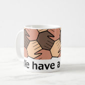 We hebben een droom. koffiemok (Voorkant links)